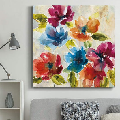 Renditions Gallery Color My World Wall Art, Premium Gallery Wrapped Canvas Decor, Ready to Hang, 40 in H x 40 in W, Made in America Print