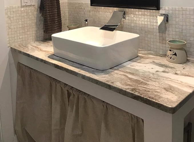 Art3d Mother of Pearl Square Shell Mosaic Tile for Kitchen Backsplashes, Bathroom Walls, Spas, Pools 12" X 12" Pack of 6(Shimmer Gray)