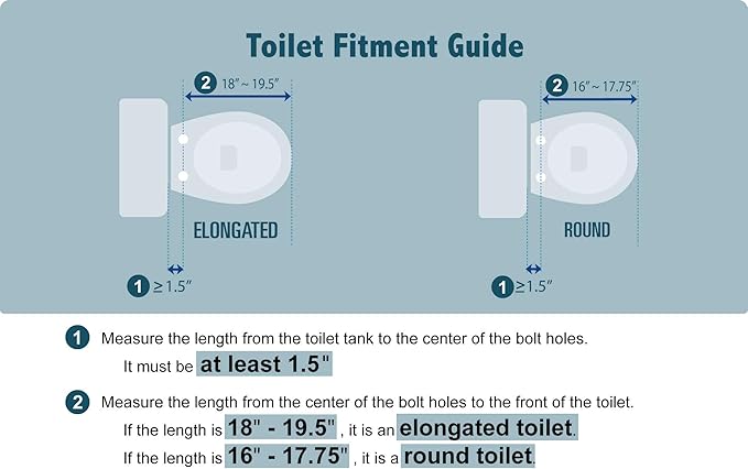 J-2R Smart Electric Bidet for Toilet Seat,For Elongated toilet,Warm water,Heated bidet toilet seat,Remote Control,Heated Dryer,Child Function,Stainless Steel Self-Cleaning Nozzle,LED Night Light