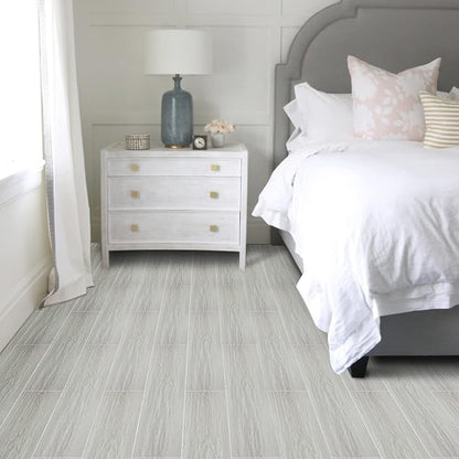 20-Pack 30 Sq.Ft Peel and Stick Floor Tile, Vinyl Plank Flooring | Natural Wood Look, Self Adhesive Durable and Waterproof for Transfer Bedroom, Kitchen, RV, Bathroom and Living Room, 36in×6in