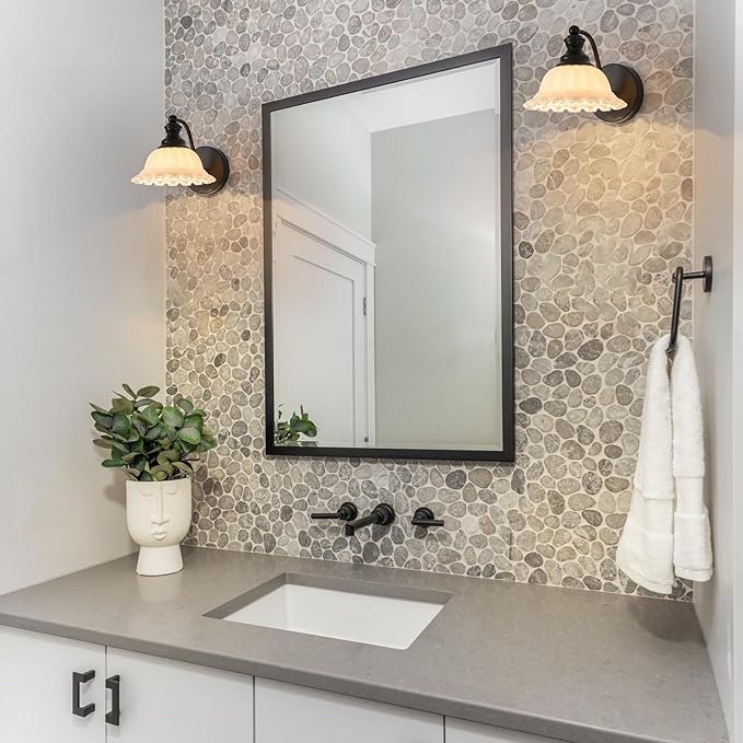 Vanity Light Black Wall Sconces Modern Bathroom Sconces