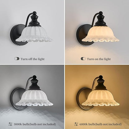 Vanity Light Black Wall Sconces Modern Bathroom Sconces