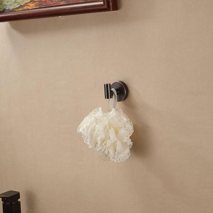 Bronze Bathroom Accessories, Oil Rubbed Bronze Bathroom Hardware Set Includes double post Toilet Paper Holder 15 to 24 Inch Towel Bar Towel Ring Robe Hook 4 Pieces Hand Towel Holder Wall Mount
