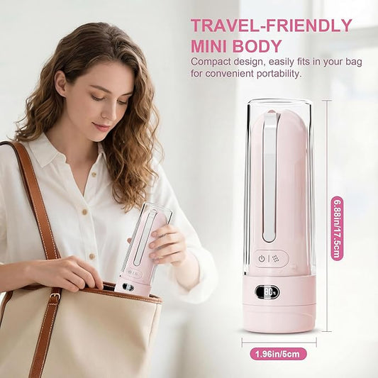 Portable Bidet for Travel | Bathroom - Rechargeable Electric Bidet Sprayer with 3 Pressure | Waterproof for Ultimate Personal Hygiene Cleaning at Home Office and Camping (Pink)
