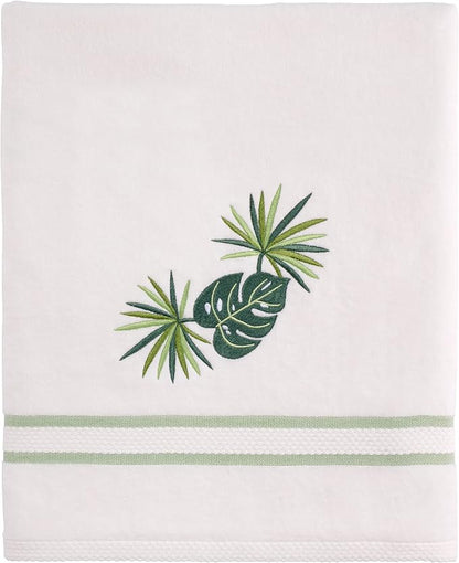 Avanti Linens - Bath Towel, Soft & Absorbent Cotton Towel (Viva Palm Collection)