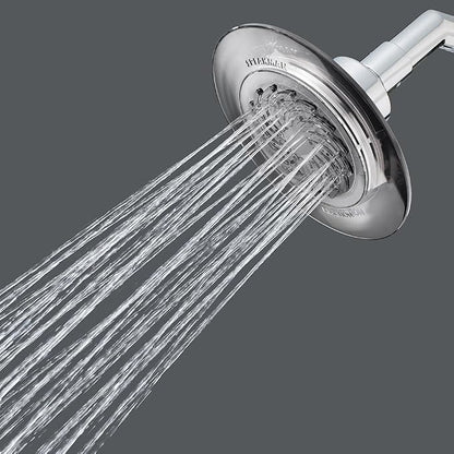 Speakman S-4002 Reaction Single-Function Showerhead for Stylish Bathroom Décor, 2.5 GPM, Clear Smokey Gray