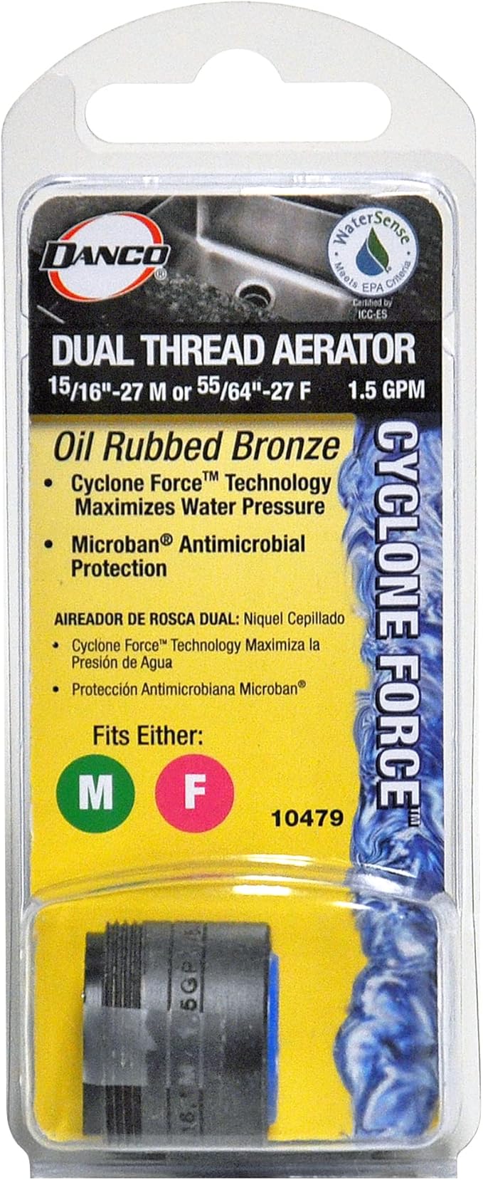 Danco, Inc. 10479 Faucet Aerator, Oil Rubbed Bronze