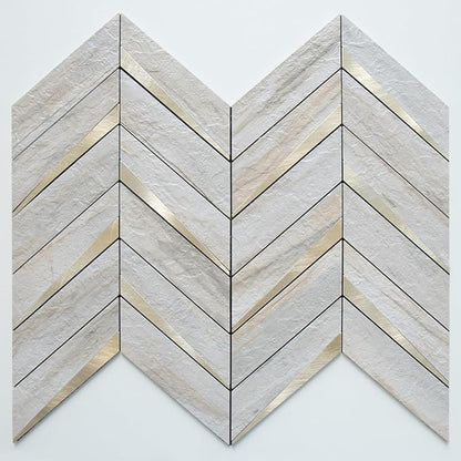 DICOFUN 1 Sheet Beige Slate Peel and Stick Backsplash, Faxu Stone PVC Stick on Backsplash Wall Tiles for Kitchen and Bathroom