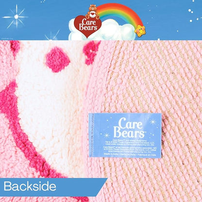Care Bears Cheer Bear Pink Cotton Non Slip Plush Bathroom Mat Rug (Officially Licensed Product) By Franco
