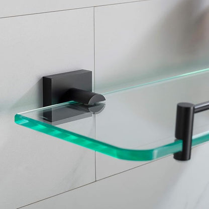 Kraus Ventus Bathroom Shelf, Matte Black Finish, KEA-17745MB