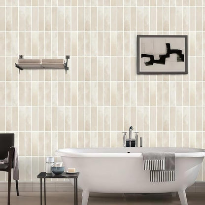 JOLOV 10 Pack Peel and Stick Backsplash Tiles, Waterproof 3D Stickers | Thicker self-adhesive 3D tile stickers for kitchen and bathroom walls; removable, waterproof and easy to install.
