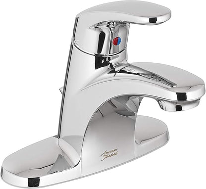 American Standard 7075000.002 Colony Pro Single-Handle Bathroom Faucet with Metal Drain, 1.2 GPM, Polished Chrome