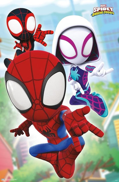 Marvel Spidey and His Amazing Friends - Webs Wall Poster, 19L" x 13W", Premium Unframed Version