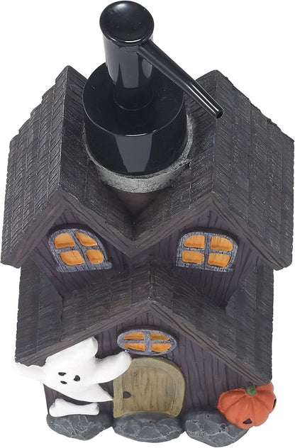 Avanti Linens - Soap Dispener/Lotion Pump, Guest Bathroom Essentials, Spooky House Inspired Bath Decor (Halloween Collection)