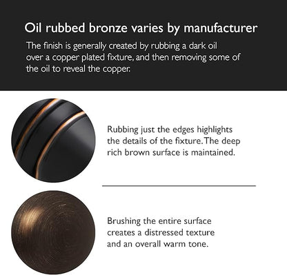 Design House 791582 Ball Passage Hall and Closet Door Knob Oil Rubbed Bronze
