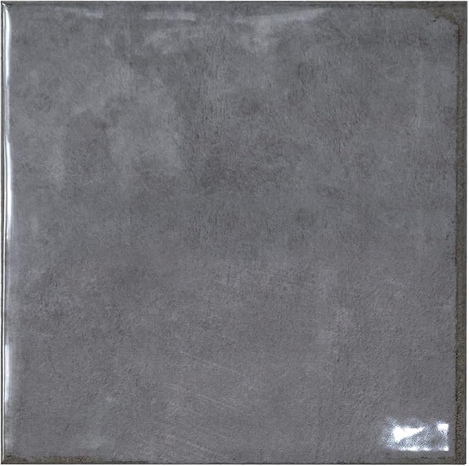 MSI Renzo Storm 5 in. x 5 in. Glossy Ceramic Square Wall Tile for Bathroom, Kitchen Backsplash, Accent Wall, and Shower