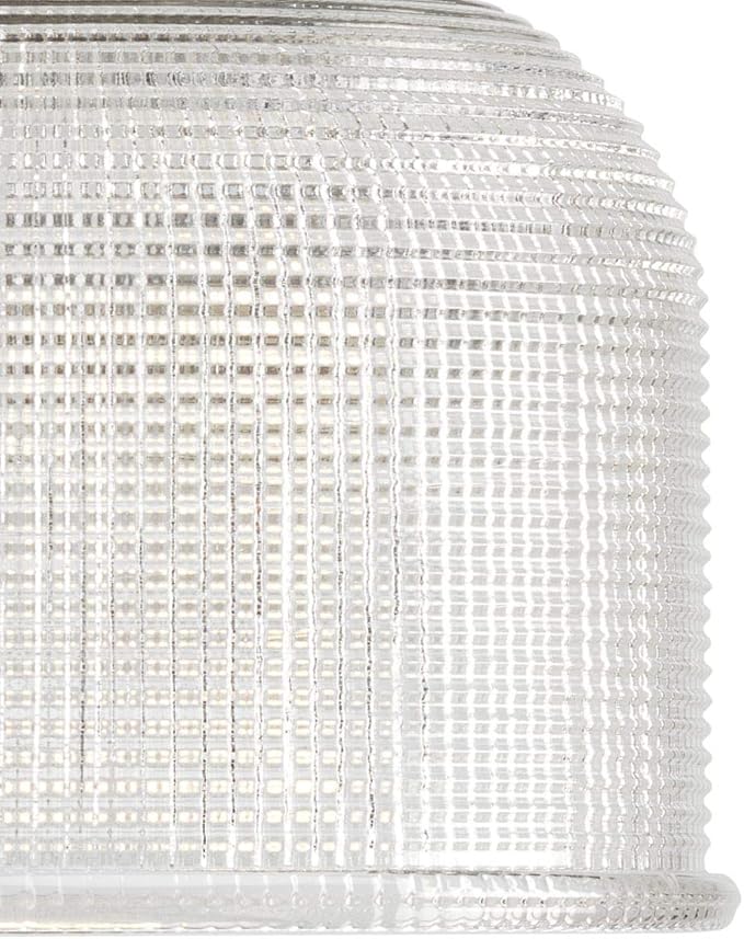 Progress Lighting 2-Light Clear Double Prismatic Glass Coastal Bath Vanity Light, Archie Collection, Indoor, P2991-15, Polished Chrome