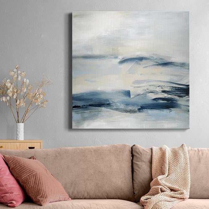 Renditions Gallery Adrift Wall Art, Premium Gallery Wrapped Canvas Decor, Ready to Hang, 24 in H x 24 in W, Made in America Print