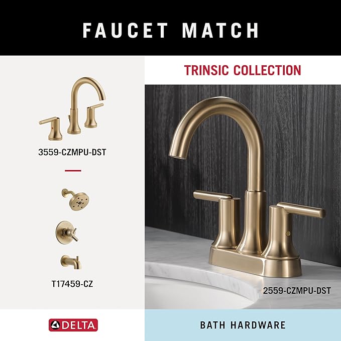 Delta 75918-CZ Trinsic 18 in. Towel Bar in Champagne Bronze
