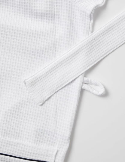 Amazon Essentials Men's Lightweight Cotton Waffle Bath Robe, Mid-Length Loungewear (Available in Big & Tall)