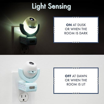 Projectables Disney Frozen Night Light with Dusk to Dawn Sensor (Pack of 3)