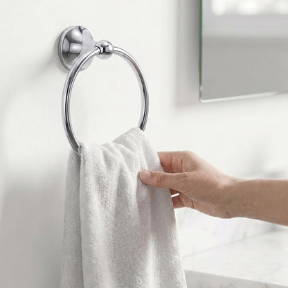 24-Inch Wall Mounted Towel Racks for Bathroom, 4-Piece Towel Bar Set | Rust-Resistant SUS 304 Stainless Steel, 4-Piece Towel Bar Set, Space-Saving Design, Easy Mount for Bath Towel Storage Home