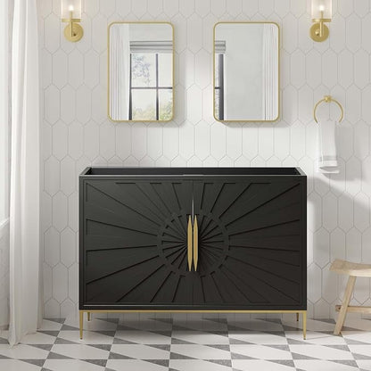 Modway Awaken Bathroom Vanity Cabinet, 48", Black
