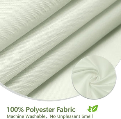 Seenus Waterproof Fabric Long Shower Curtain Liner with 3 Extra-Large Magnets, 72 x 78 inch Extra Long Green Cloth Shower Liner Machine Washable, Hotel Quality Lightweight Shower Curtain for Bathroom