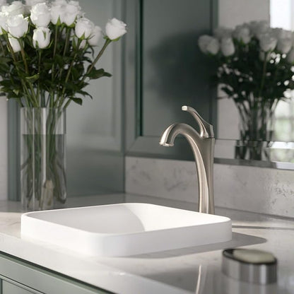 Kraus KVF-1200SFS Arlo Bathroom Faucet, Spot Free Stainless Steel