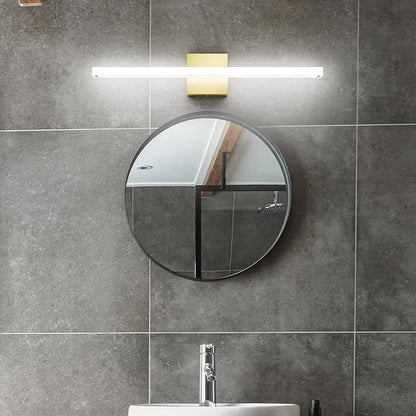 24inch Gold LED Bathroom Vanity Light Bar 18W Modern Bath Light Fixture Over Mirror Vanity Light Cool White 6000K