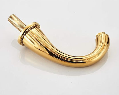 Bathroom Sink Faucet 3 Hole Deck Mounted Widespread Brass Bathroom Faucet Crystal Handle Mixer Tap,Gold(Ti-PVD)