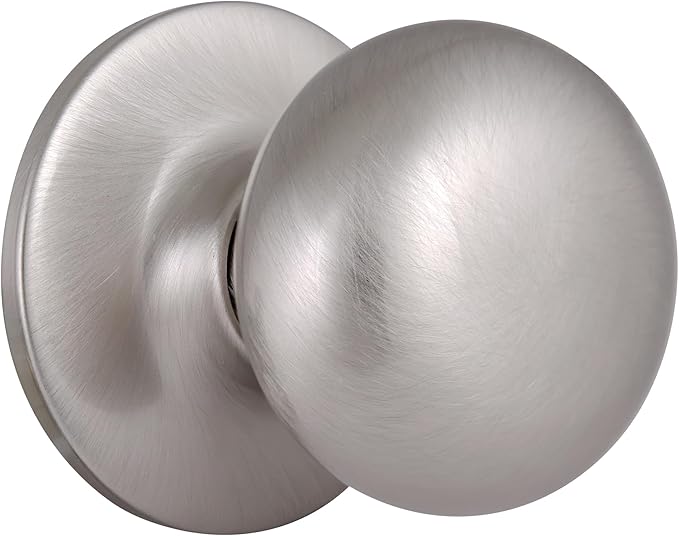 Design House 753301 Cambridge 2-Way Adjustable Passage Door Knob, Satin Nickel