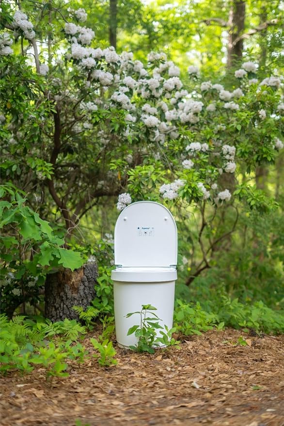 Separett Weekend Prime Urine-Separating Compost Toilet | Non-Electric, Self-Contained, For Off-Grid Living, Emergency Use, Bunkers