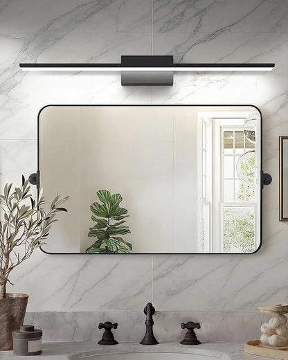 Modern LED Bathroom Vanity Light,40inch (39.76'') 36W 3300 Lumen Dimmable Powder Room Light Fixtures Over Mirror,5CCT Vanity Lights for Bathroom, ETL Certified,Slim Rectangular Bar