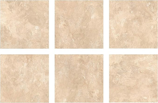 FloorPops FP3325 Canyon Peel & Stick Floor Tiles, Brown (Pack of 2)