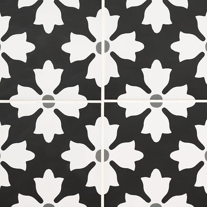 MSI Kasbah Encaustic 8 in. x 8 in. Matte Porcelain Wall Tile for Bathroom, Floor, Kitchen Backsplash and Countertop