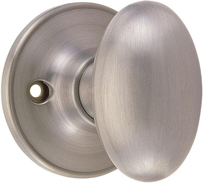 Design House 750620 Egg Dummy Door Knob Satin Nickel