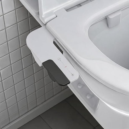 Bidet Attachment for Toilet, Non-Electric Dual Nozzle Bidet Sprayer with Adjustable Water Pressure, Cold Water Toilet Seat Attachment for Feminine and Personal Hygiene