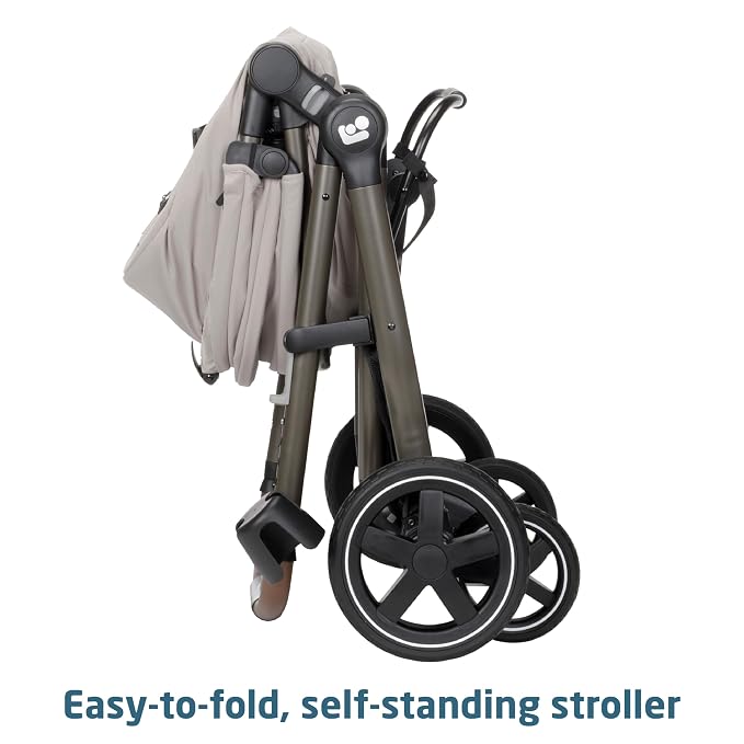 Maxi-Cosi Zelia 2 Luxe 5-in-1 Modular Travel System, New Hope Tan