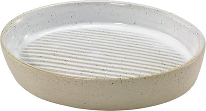 Avanti Linens - Soap Dish, Guest Bathroom Essentials, Modern Home Decor (Drift Collection)