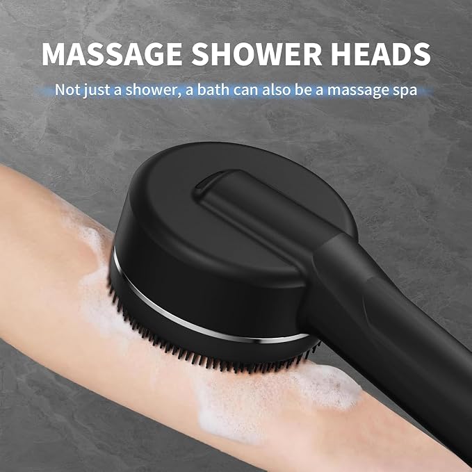 Filtered Shower Head with Handheld, High Pressure 3 Spray Showerhead with Filters & Upgraded Anti-clog Nozzles for Hard Water -Remove Chlorine, Reduce Dry Itchy Skin -ON/OFF Switch for Pet Bath