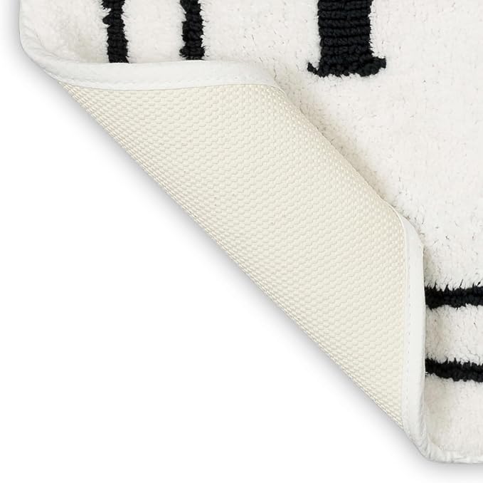 Mohawk Home Hers Casual Novelty; Solid Cream 1' 5" X 2' Bath Mat Perfect for Bathroom