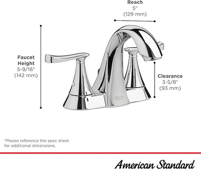 Chatfield® 4-Inch Centerset 2-Handle Bathroom Faucet 1.2 gpm/4.5 L/min with Lever Handles