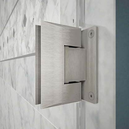 DreamLine Unidoor 34-35 in. W x 72 in. H Frameless Hinged Shower Door in Oil Rubbed Bronze, SHDR-20347210-06
