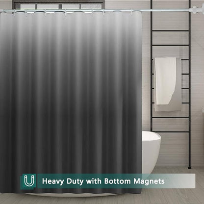 Shower Curtain Liner, 100% Waterproof Peva Shower Curtains with 3 Duty Heavy Bottom Magnets and 12 Rust Proof Grommets, 72x72 Weighted Shower Liner for Shower Stall, Bathtubs
