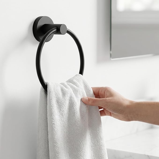 24-Inch Wall Mounted Towel Racks for Bathroom, 4-Piece Towel Bar Set | Rust-Resistant SUS 304 Stainless Steel, 4-Piece Towel Bar Set, Space-Saving Design, Easy Mount for Bath Towel Storage Home