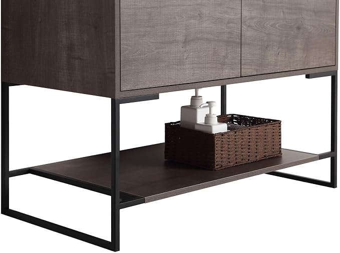 36" Inch Bathroom Vanity and Sink, Knob Free Design - Urbania Collection