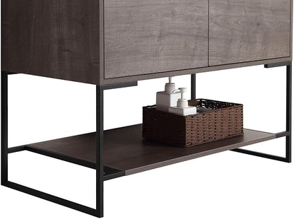 36" Inch Bathroom Vanity and Sink, Knob Free Design - Urbania Collection
