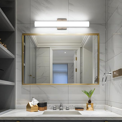 Brushed Nickel Vanity Lights 24 Inch 24W Bathroom Light Fixture LED Bathroom Vanity Lights Over Mirror Vanity Lighting Fixtures, Wall Light Fixtures, Daylight 5500K