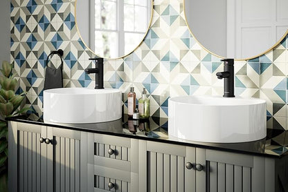 Dia Single-Hole Single-Handle Bathroom Faucet with Push Pop Drain (1.0 GPM)
